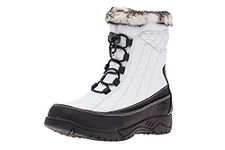 totes Women's Barbara-to Snow Boot, White, 9, White, 9