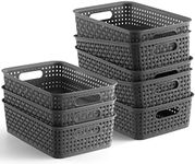 NETANY Plastic Storage Baskets - 8 