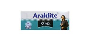 Araldite Klear Fast & Clear Epoxy Adhesive 90 gm (Resin 45 g + Hardener 45 g, Pack of 2)