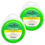 Shark-Tuff® Pack of 2 - Universal Strimmer Wire 2mm x 20m Heavy Duty | Grass Trimmer Line Strimmer Cord | Suitable for All String Petrol & Electric Trimmers (Total 40m)