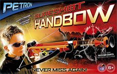 Petron Sureshot Handbow with 3 Sucker-Safe Arrows | Highly Accurate to over 20 Metres | Indoor & Outdoor Fun, Perfect for Adults & Children 14+