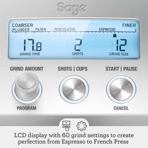 Sage Smart Grinder Pro – Stainless Steel Coffee Grinder