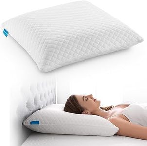 NOFFA Almohada Decorativa Sofa Cojín de Espuma de Memoria, con la Cubierta Transpirable Lavable（56 x 56 cm）