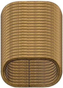 BIKICOCO 1-1/2'' Metal Oval Ring Buckle Loops Non Welded for Leather Purse Bags Handbag Straps, Bronze - Pack of 20