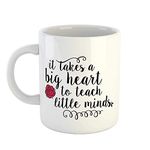 SCPmarts Create Your Desire It Takes a Big Heart to Teach Little Minds Printed Coffee Mug (11 oz)