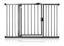 Bettacare Auto Close Stair Gate, 132.6cm - 139.6cm, Slate Grey, Pressure Fit Safety Gate, Baby Gate, Safety Barrier for Doors Hallways and Spaces, Easy Installation