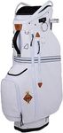 Sun Mountain Mid Stripe 14-Way Cart Golf Bag - N230441 - White