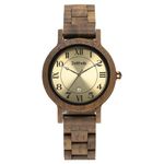 ZEITHOLZ Woman Wood Watch, Wooden Watch, Gifts, Analog Watch, Wolkenstein Collection, 36mm, 100% Natural Wood with Japanese Quartz Movement.