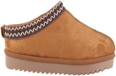 sole london GIRLS SLIP ON WARM FAUX FUR LINED IN OUT DOOR KIDS SLIPPERS SHOES BOOTS