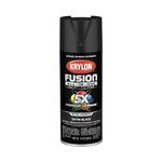 Krylon K02754007 Fusion All-in-One Spray Paint, Black