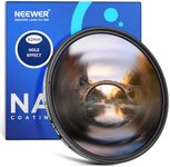 NEEWER 82mm Spiral Halo Camera Lens Filter, Prism K9 Optical Glass Special Effects Filter Photography Camera Lens Accessories with Tunnel Vision Warped Circular Halo Frame Effect