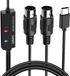 LEKATO MIDI Cable, MIDI to USB C, T