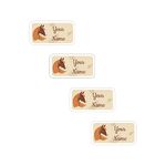 Kids Labels Peel & Stick Waterproof, Durable Personalized Stick-on Clothing Name Labels - 112 Labels Horse Design