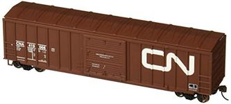 Bachmann 50' Ouitside Braced Box Car with Flashing End of Train Device-Canadian National Hobby Freight, Prototypical Brown