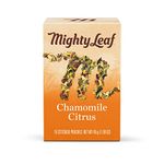 Mighty Leaf Tea Chamomile Citrus Tea, 15 Count, Yellow