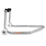 Grandbiker Rear Paddock Stand with Swing Arm Rest (Silver)