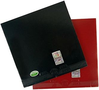 2X RITC 729 Friendship General Sponge Rubber Pips-in Table Tennis (PingPong) Rubber with Sponge (1 red + 1 Black, 2.2mm)