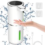 Cuteefun Automatic Liquid Soap Dispenser, 380ml, Touchless, Rechargeable, 4-Level Adjustable, Wall Mounted, BPA Free, Glossy Finish, USB-C Rechargeable, for Bathroom, Kitchen, Hotel, Hospital