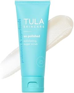TULA Skin Care So Polished Exfoliating Sugar Scrub - Face Scrub, Gently Exfoliates with Sugar, Papaya, and Probiotic Extracts for a Softer and Radiant-Looking Complexion, 2.9 oz.