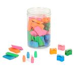 Pencil Sharpener Manual Eraser Bundle Manual Pencil Sharpener With Eraser Combo For Kids, Classroom Pencil Sharpener Eraser Set, 100 Pieces