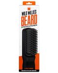 Wild Willies Beard Straightener for Men - 2-in-1 Heated Beard Brush & Hot Comb for Beard Groomed Perfectly - Portable Iron Beard Heat Combs for Home & Travel