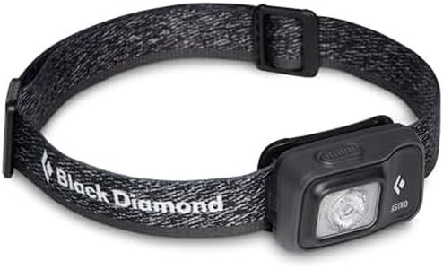 BLACK DIAMOND Astro 300 Headlamp | 300 Lumens Brightness | 3X AAA Battery Operated (Included) | Compact & Lightweight | Graphite