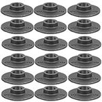 Happyyami 20pcs 4-Point Flange Plate flange for fixing toilet floor gasket industrial pipe flanges outdoor flange threaded flange pipe floor flange vintage flange iron washer water pipe