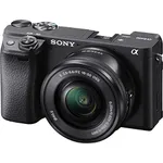 Sony Alpha A6400 Mirrorless Camera: Compact APS-C Interchangeable Lens Digital Camera with Real-Time Eye Auto Focus, 4K Video, Flip Screen and 16-50mm Lens - E Mount Compatible Cameras - Ilce-6400L/B