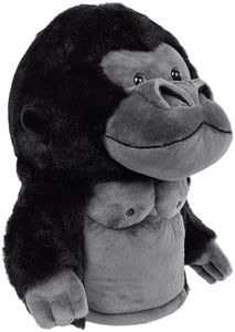Driver Headcover Funny Golf Headcover Animal Golf Club Head Covers Gorilla Design Black Plush Golfing Gifts for Men Women Golfer Fits up to 460CC Driver Head
