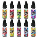 KUKU JUICE E Liquid Premium Ecig,Vape juice,vape liquid Flavors 10x10ml 70/30 for All E Cigarettes Electronic Vapes Box Mod Vape Pod Starter Kit Eliquid No Nicotine