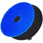 Donut Pillow for Tailbone Pain, Gel Seat Cushion Donut Cushion Hemorrhoid Relief Butt Cushion - Breathable Honeycomb Office Chair Car Gel Cushion for Coccyx Bed Sores Sciatica Postpartum Pregnancy