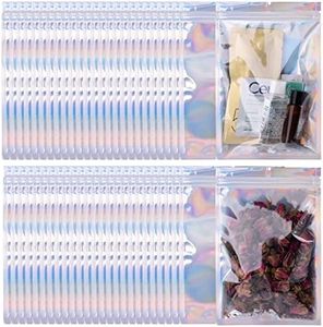 QINLECTRI 50 Pieces Hangover Kit Bags, Bachelorette Party Hangover Kit Supplies Bachelorette Party Favors Sealable Foil Pouch Sample Bags Gift Bag for Storing Hangover Essentials Sweets