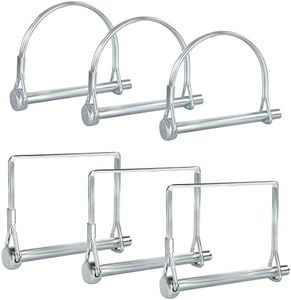 Trailer Pins 2-3/4" x 1/4" (L x W) Featuring PTO, Lock, Trailer Hitch, and Shaft Locking Coupler Pins for Farm, Towing, Lawn Equipment and Hitches
