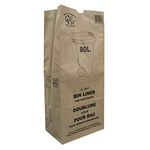 4 X 10 Pack 80L 2 Ply Extra Large Paper Compost Bags (40 Total Units)