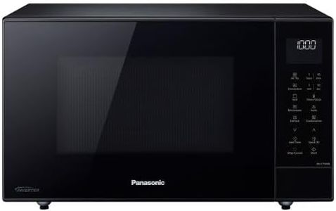 Panasonic NN-CT56RBBPQ 27L Inverter Combi Microwave with Grill, Oven and Air Fry, Black, 1000W