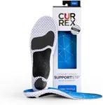 CURREX SupportSTP – Arch Support Insole w/Superior Cushioning & Airflow, Heavy Duty Shell for Less Fatigue – Comfort, Athletic, Casual and Work Shoe Inserts, Men & Women – High Arch, XS