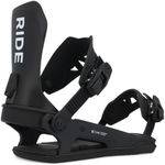 Ride C-8 Unisex Snowboard Bindings, Black, M: M (6-10) / W (7-11)