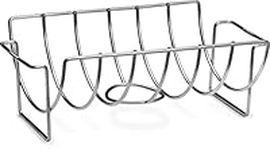 Napoleon BBQ Grill Accessory - 3 in 1 Roasting Rack - 56019 - Rib Rack, Beer Can Chicken Rack, Roast Meat Rack, Increased Convection When Cooking