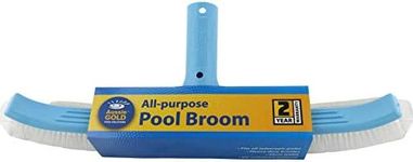 Pool Brush Aussie Gold 45cm Curved Pool Wall Brush Broom - 2 Year Warranty