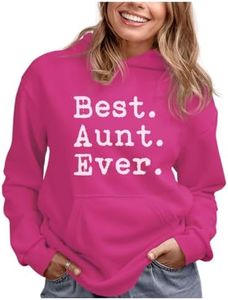 Tstars - Auntie Best Aunt Ever - from Nephew or Niece Women Hoodie X-Large Pink