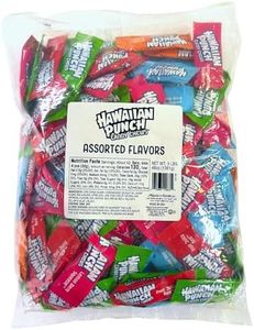 Adams & Brooks Hawaiian Punch Assorted Flavors Candy Chews, 3 Pound Bag (Pack of 1) - Individually Wrapped Bulk Chewy Fruity Candy for Party, Baby Shower, Buffet, Parade, Office Bowl- Kosher Certified
