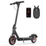 iScooter i10Plus/i10Max Electric Scooter Adults, 10" Fast Electric Scooter with 50/80KM Range, 25/28MPH Top Speed, Support APP One-click Lock, 3 Braking Modes & Turn Signals, Dual Suspension Systems