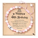 POWWA 4 Year Old Girl Birthday Gifts, Birthday Gifts for 4 Year Old Little Girls Jewelry Bracelets Gift