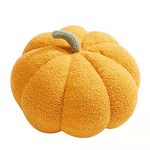 OUKEYI 13.8"/35cm Flower Floor Pillow Pumpkin Shape Cushion Cute Seating Pad Chair Cushion Oversized Throw Pillow,Halloween Pumpkins Plush Toys,for Home Decoration Kids Girls Women Gifts