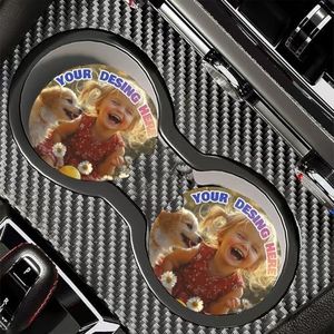 Car Coasters for Drinks Absorbent, Cute Car Coasters for Women & Man,Cup Holder Coasters for Your Car with Fingertip Grip, Auto Accessories for Women & Lady,Pack of 2…