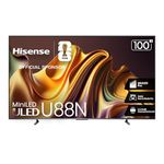 Hisense 100U88N-100 inch Mini-LED PRO 4K QLED 144Hz Google TV with Quantum Dot Technology, HDR10/HDR10+/HLG, 1500 Nits, IMAX Enhanced