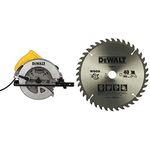 DEWALT DWE561 Compact Circular Saw With DEWALT DT4062 7 1/4-inch 180mm 40T TCT Circular Saw Blade