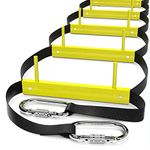 Fire Escape Ladder 3 Story with Hooks | Rope Ladders Fire Escape for Homes 3rd Floor | Portable, Foldable & Compact | Emergency Ladder for Balcony & Windows | Rescue Ladders Certified & Tested