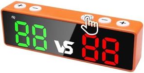 Electronic Scoreboard,4 Digit Scoreboard Portable Wireless Scoreboard With Buzzer, Tabletop Scoreboard for Game,Score Counter Numbers for Darts/Snooker/Badminton/Tennis/Basketball/Football/Volleyball