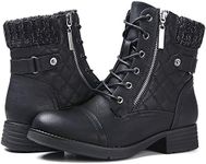 STQ Womens Military Zip Winter Fash